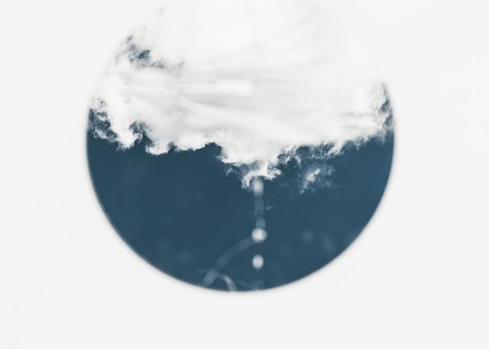 Minimalist abstract circles representing layers of calmness